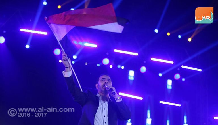 محمد حماقي ووائل جسار في كواليس حفل القاهرة