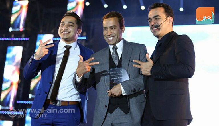 محمد حماقي ووائل جسار في كواليس حفل القاهرة