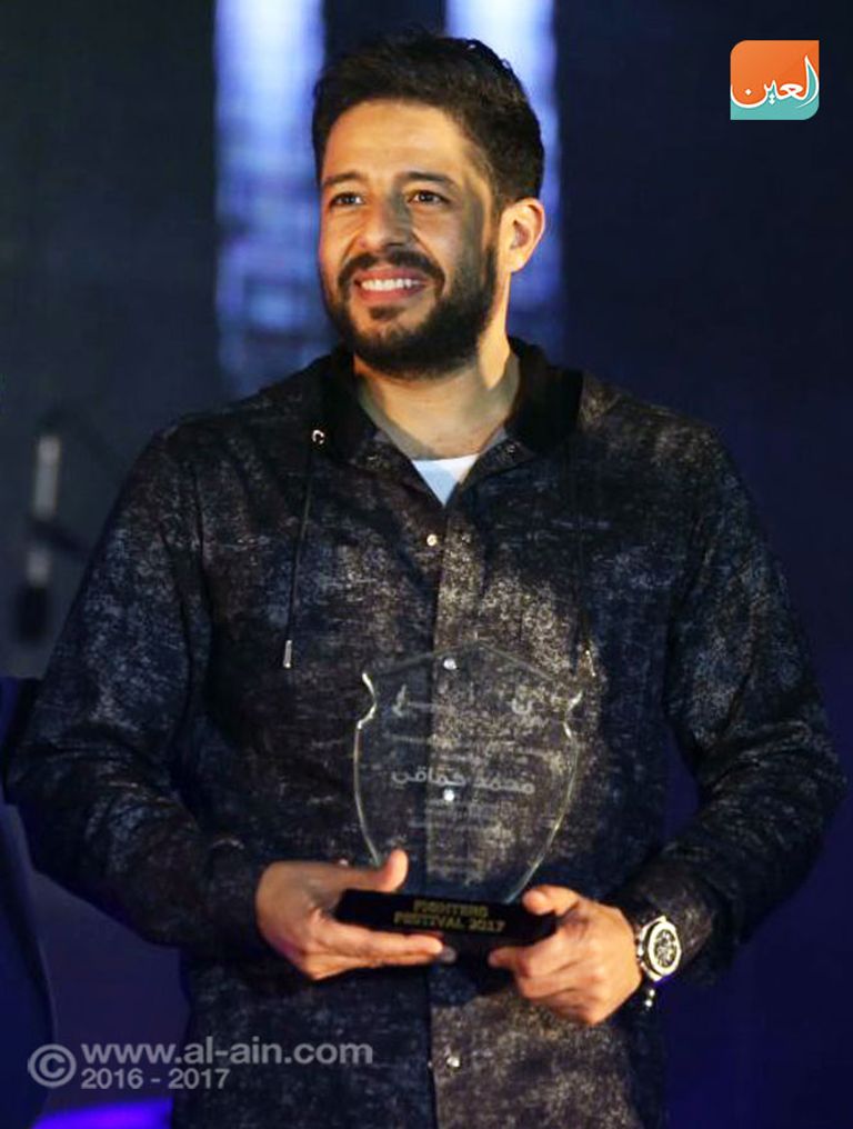 محمد حماقي ووائل جسار في كواليس حفل القاهرة