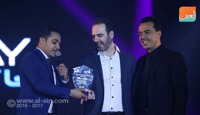 محمد حماقي ووائل جسار في كواليس حفل القاهرة