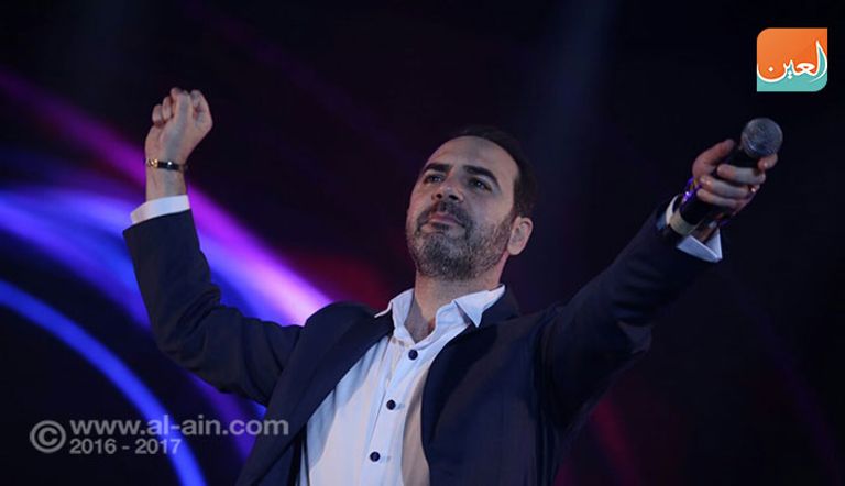 محمد حماقي ووائل جسار في كواليس حفل القاهرة