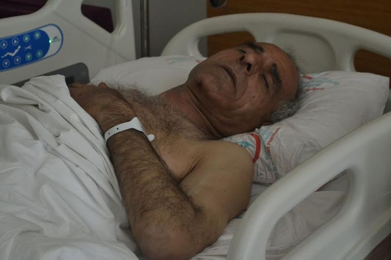 الطيار السوري يرقد في مستشفى هاتاي التركية