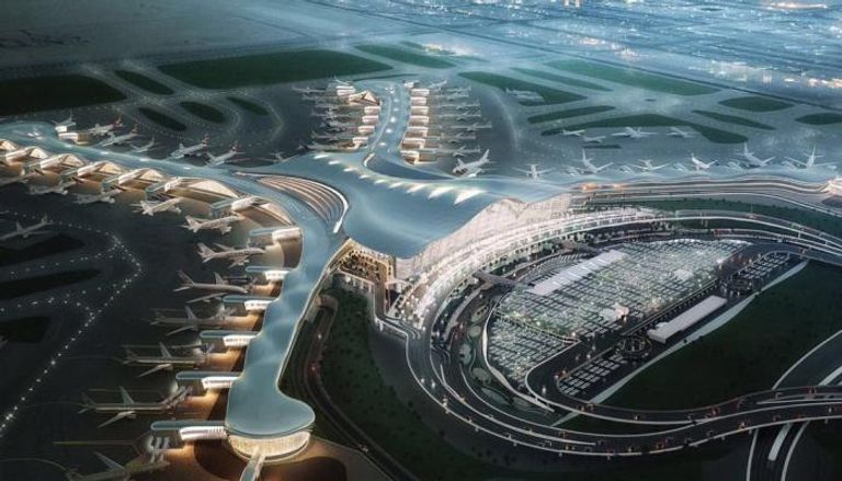 المبنى الجديد لمطارات أبوظبي الدولي