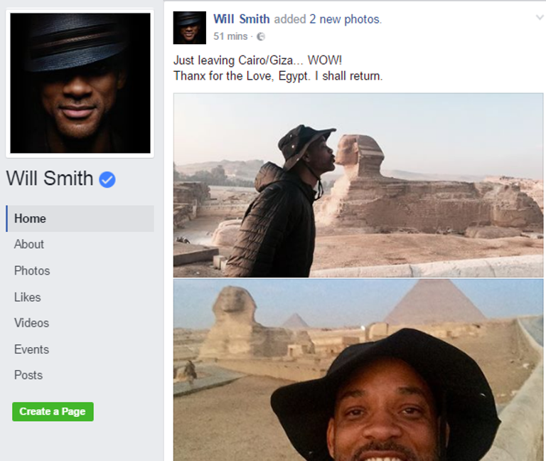 ويل سميث في الأهرامات 