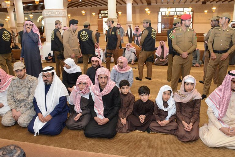 صلاة الجنازة على شهيد الواجب الرقيب عبيد الشمري