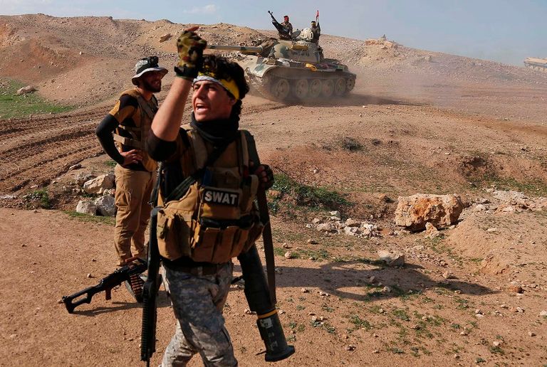 جنود عراقيون بالموصل