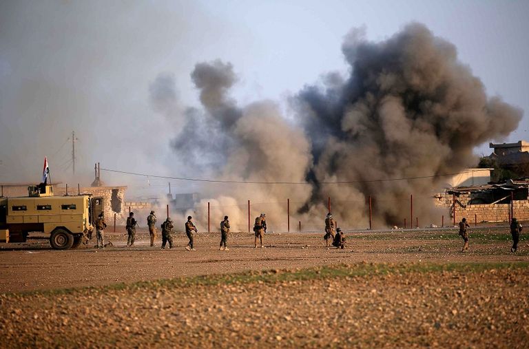 جنود عراقيون بالموصل