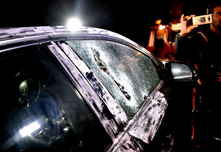 قوات الأمن المغربية في موقع الجريمة