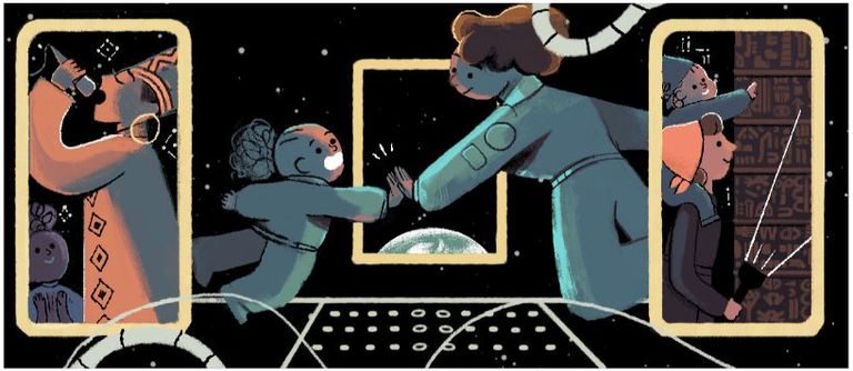 واجهة محرك البحث جوجل في يوم المرأة العالمي