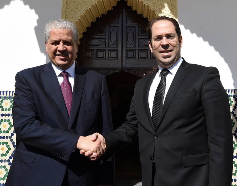 رئيسا وزراء تونس والجزائر