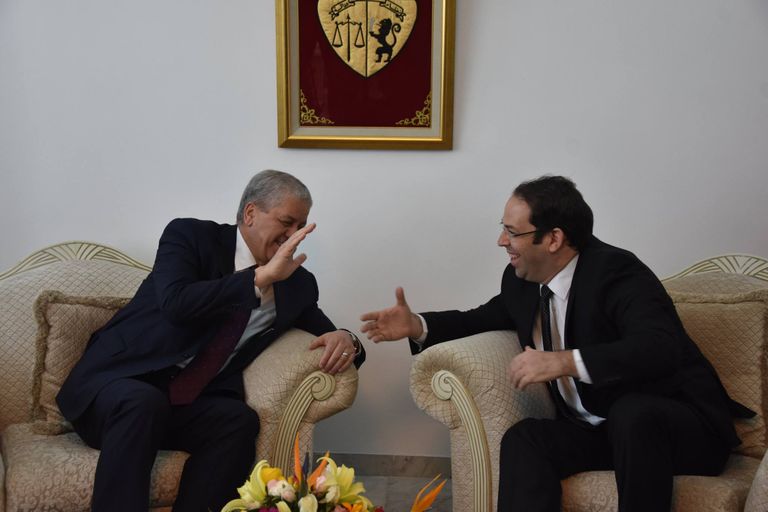 رئيسا وزراء تونس والجزائر