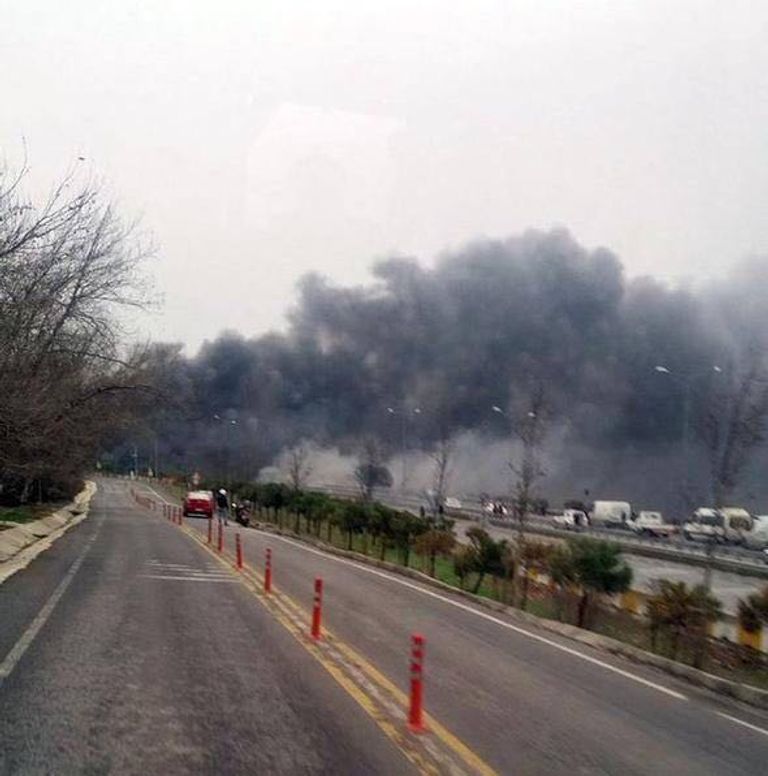 صورة من موقع الحادث