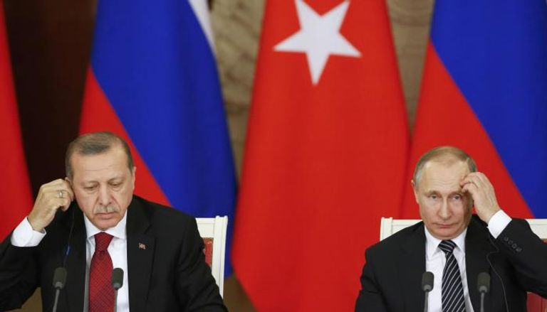 بوتين وأردوغان خلال لقائهما في موسكو