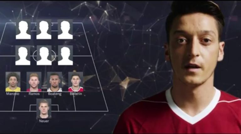 ميسي وأوزيل