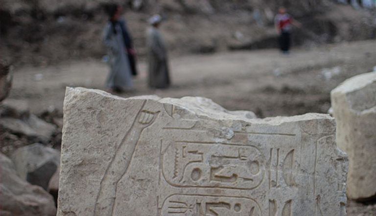 تماثيل المطرية المكتشفة