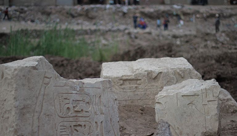 تماثيل المطرية المكتشفة