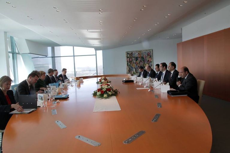 ميركل خلاله لقائها السبسي