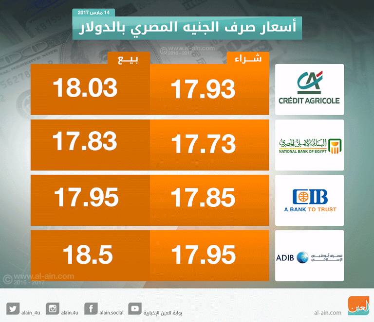 مصري يُبدل دولارات أمريكية بجنيهات مصرية.