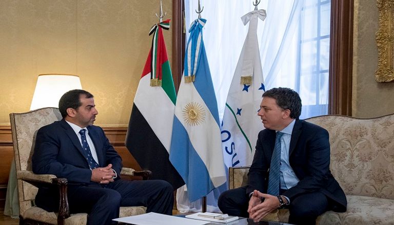 مباحثات حامد بن زايد في الأرجنتين 