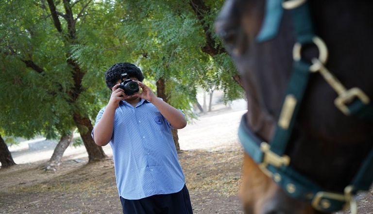 خلال ورشة التصوير الفوتوغرافي