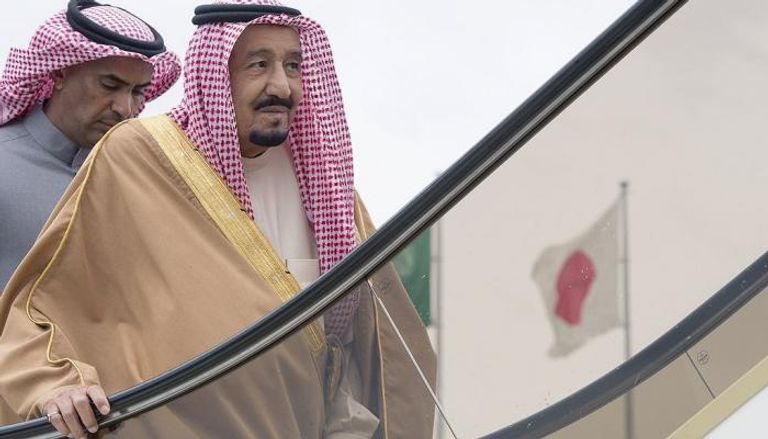 الملك سلمان بن عبد العزيز آل سعود يغادر اليابان