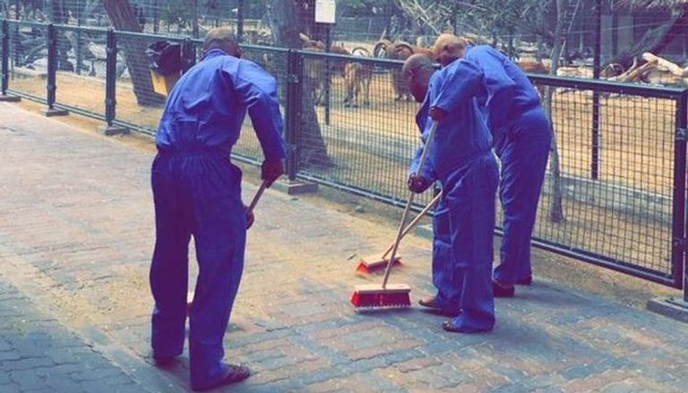 تنظيف حديقة الحيوان 3 أشهر عقوبة 