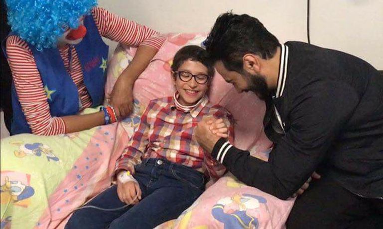 تامر حسني والطفلة نورهان