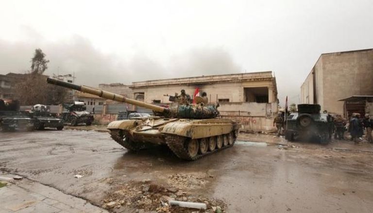 قوات الرد السريع العراقية في الموصل (رويترز)