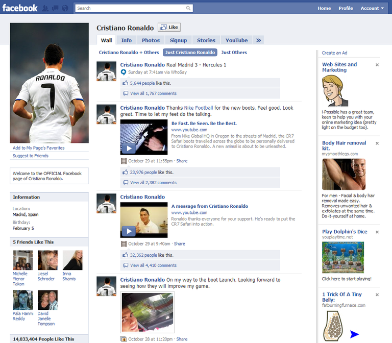 موقع فيس بوك