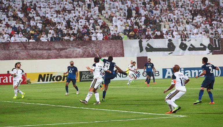 من مباراة الوحدة والهلال (تصوير يوسف)