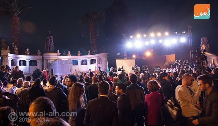 التمثال الفرعوني المكتشف