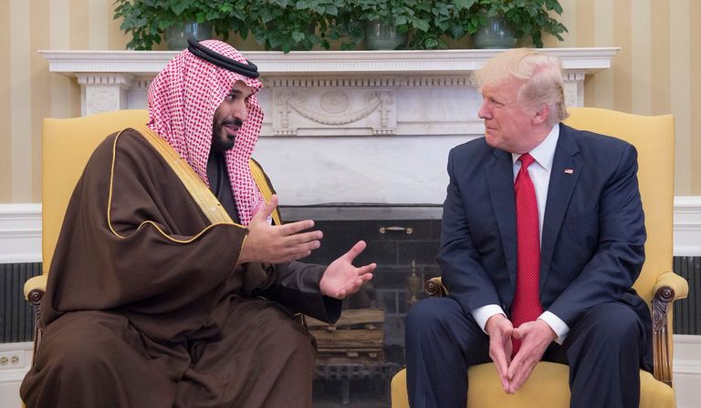 لقاء ترامب ومحمد بن سلمان