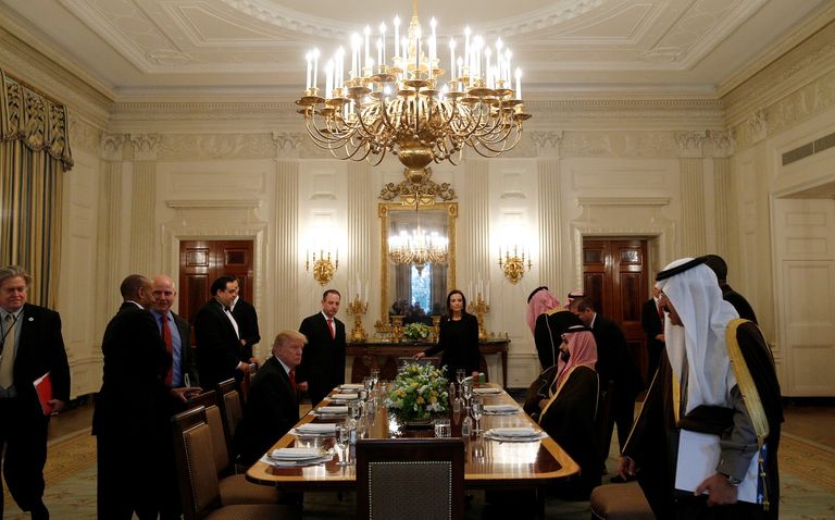 لقاء ترامب ومحمد بن سلمان