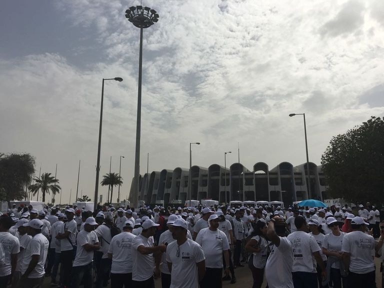 مسيرة للخير نمشي