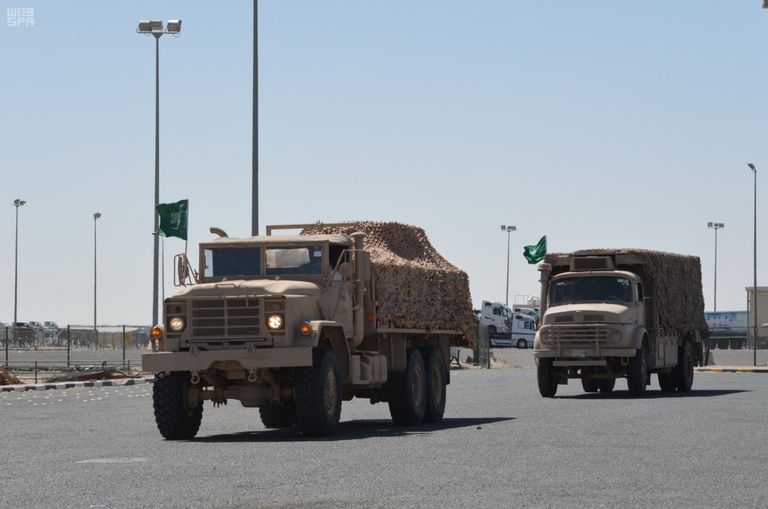 القوات السعودية تصل الكويت