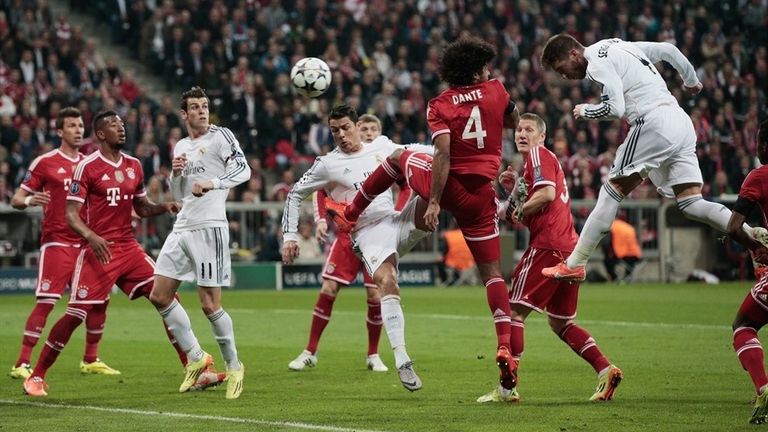 فرحة بايرن بالتأهل أمام الريال في 2012