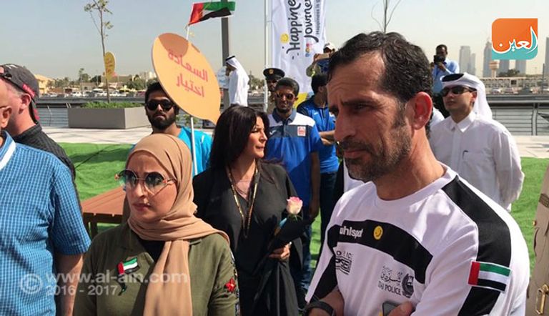 عهود الرومي، وزيرة دولة للسعادة و اللواء عبد الله خليفة المري، القائد العام لشرطة دبي