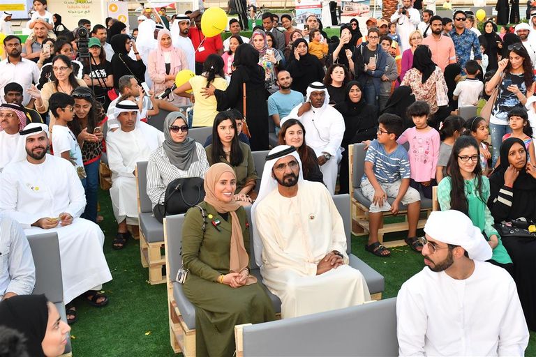 الشيخ محمد بن راشد في رحلة السعادة