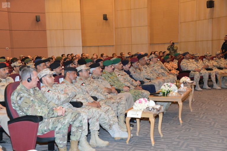 القوات المشاركة في تمرين 