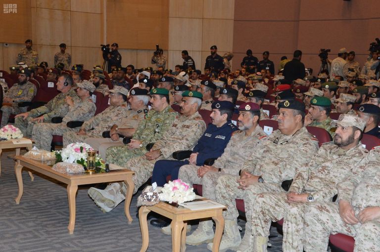 القوات المشاركة في تمرين 