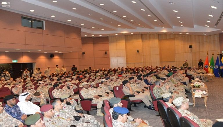 القوات المشاركة في تمرين 