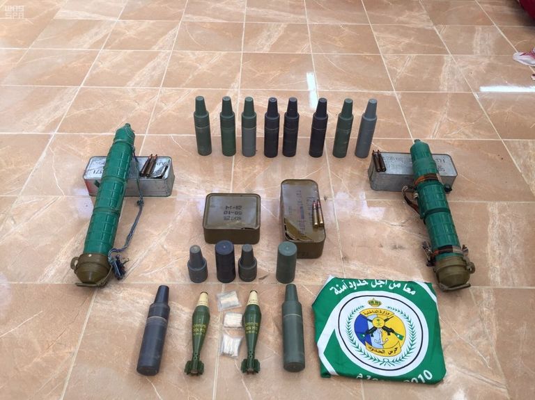 الداخلية السعودية تضبط كميات كبيرة من الأسلحة 