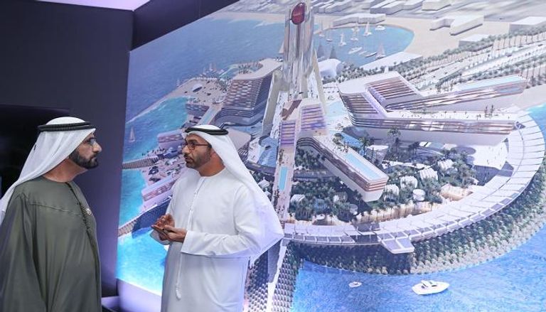 محمد بن راشد يطلق مشروع جزيرة متكاملة