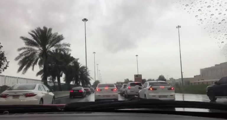 أمطار غزيرة على الإمارات