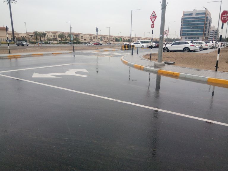 أمطار غزيرة على الإمارات