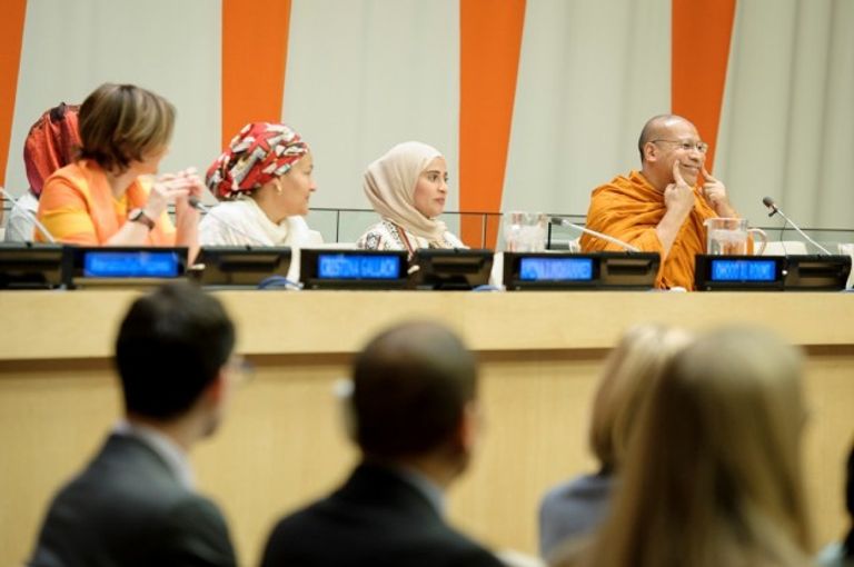 جانب من فعاليات إطلاق المجلس العالمي للسعادة