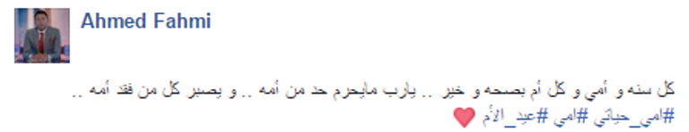 المشاهير في سباق الاحتفال بعيد الأم