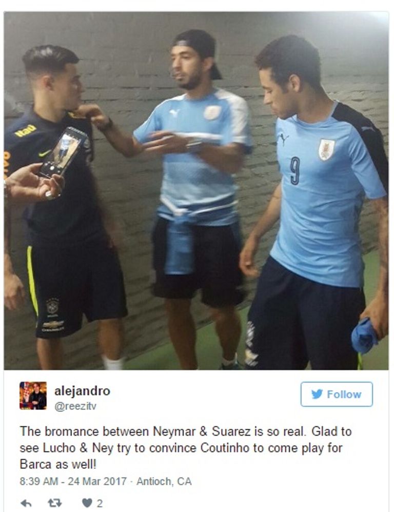 نيمار - سواريز - كوتينيو 