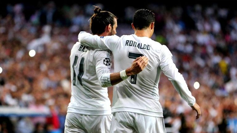 رونالدو وبيل وميسي