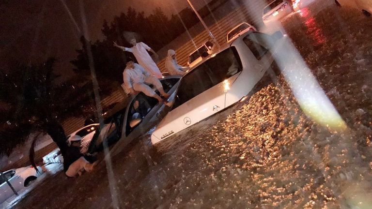 الأمطار فى الكويت